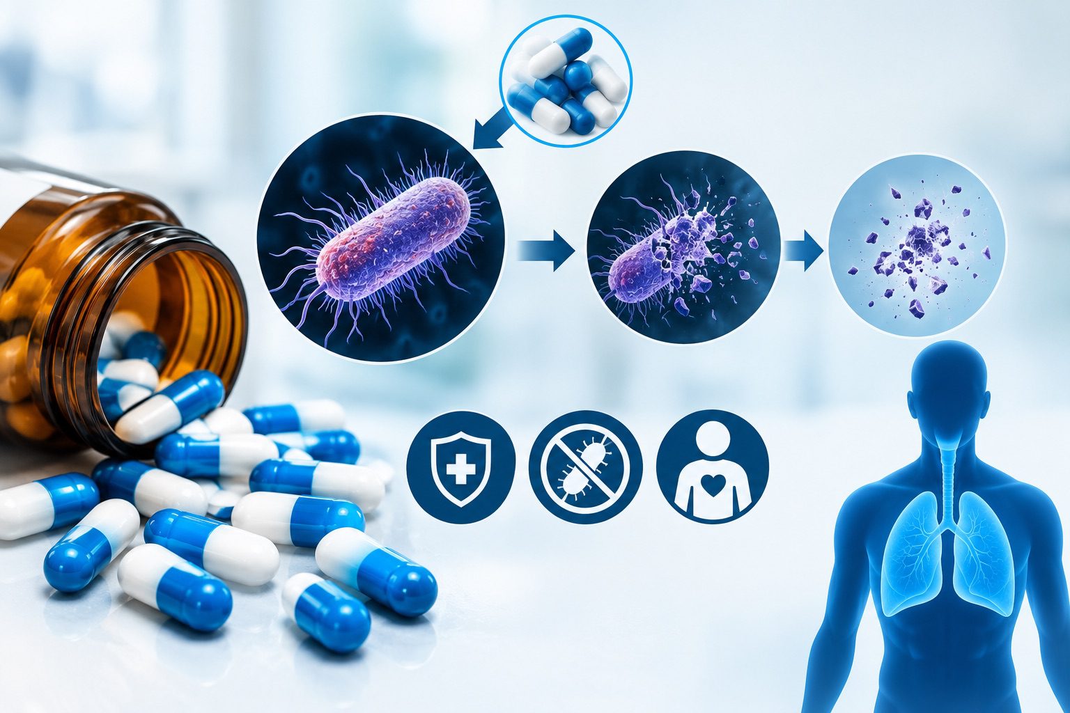 Classification of Antibiotics Based on Spectrum of Activity and Mechanism of Action