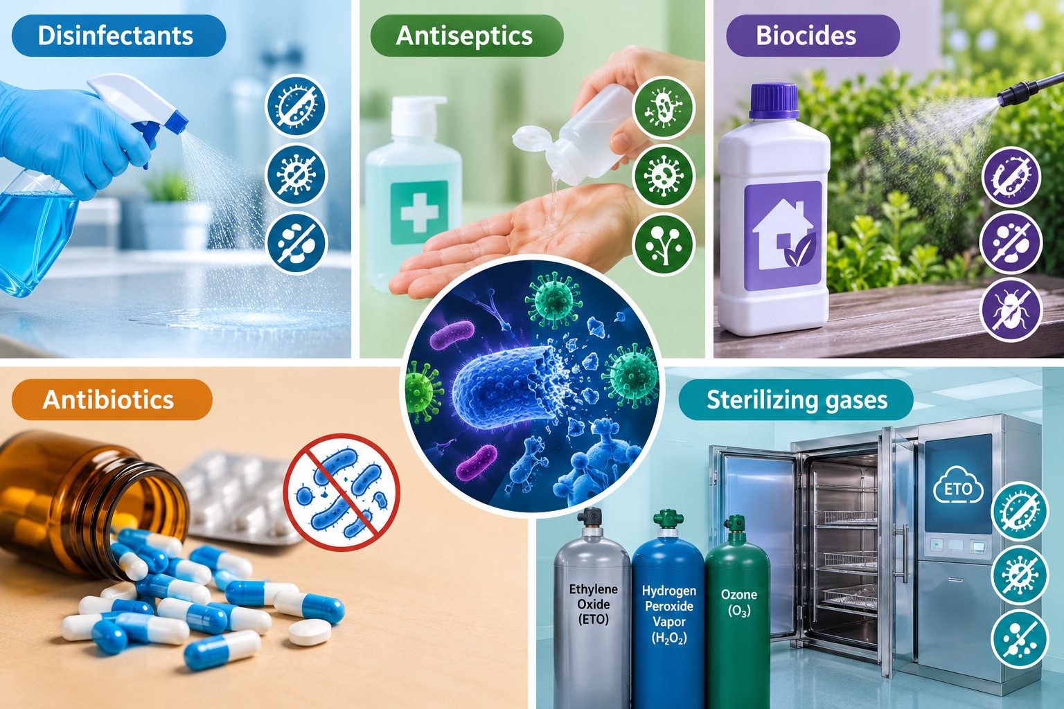 Antimicrobial Agents: Classification, Types, and Applications