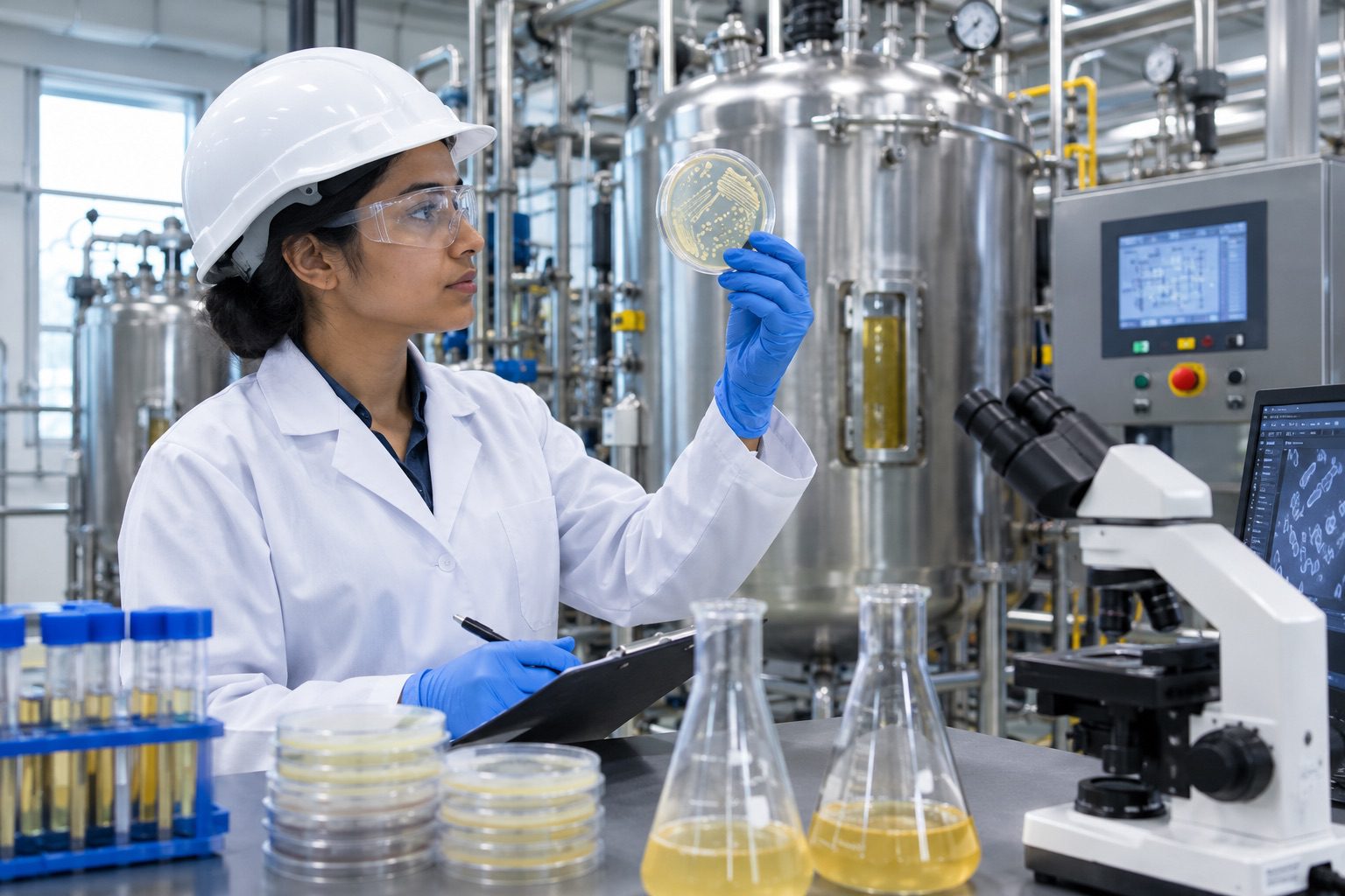 Biotech Lab Fermentation Inspection
