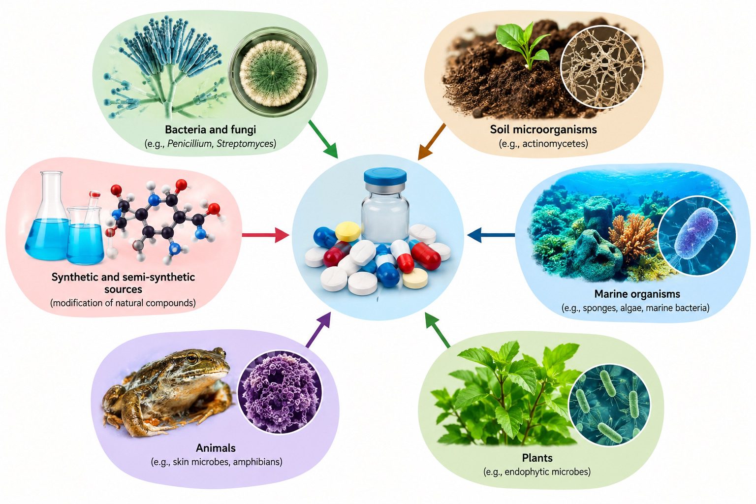 Sources of Antibiotics