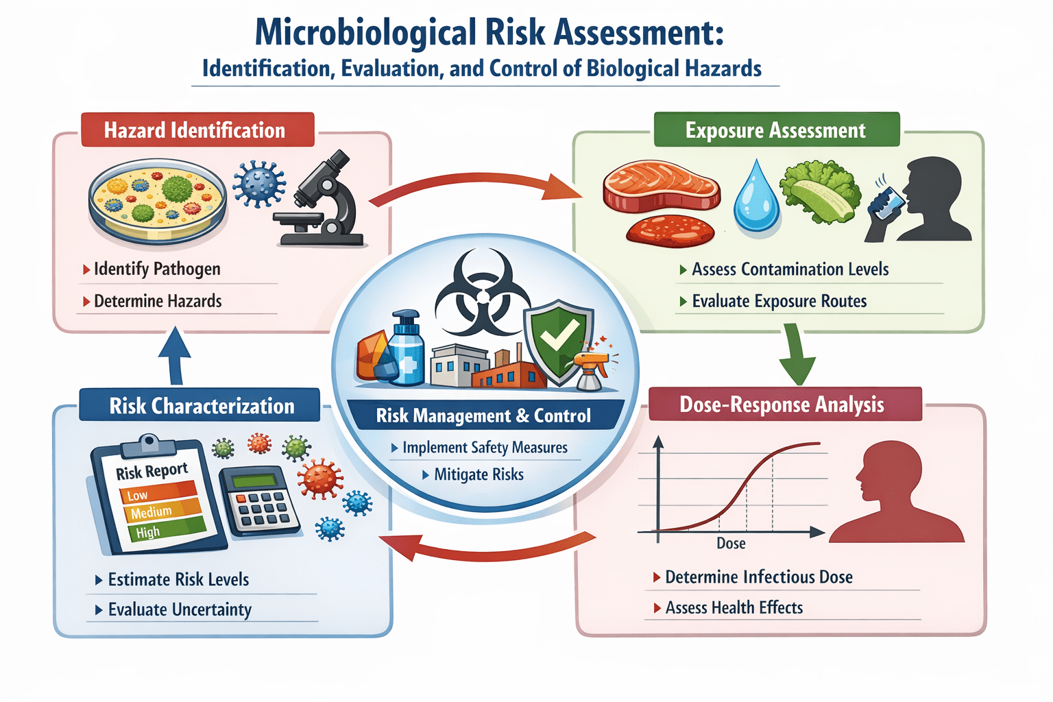 Microbiological Risk Assessment: Identification, Evaluation, and Control of Biological Hazards