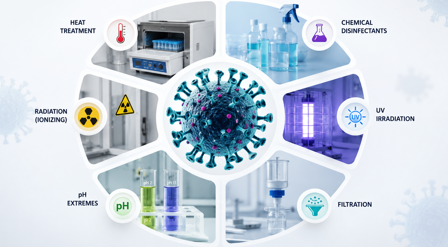 Methods used for the Inactivation of Viruses