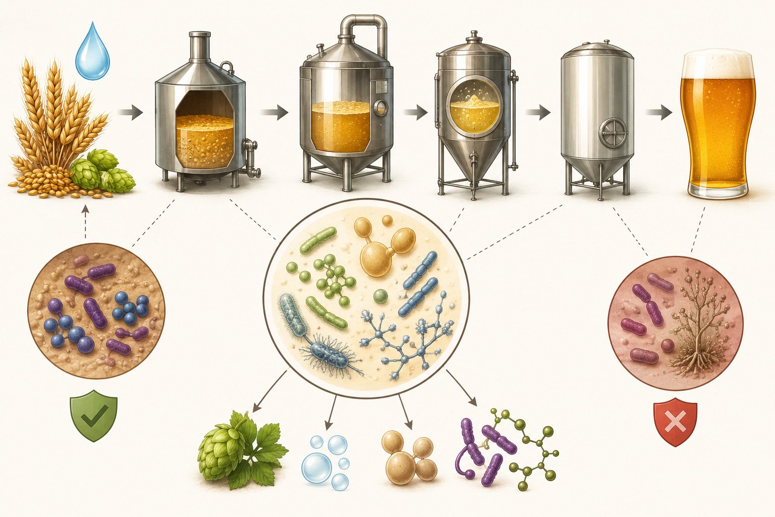 The Microbiology of Beer Production