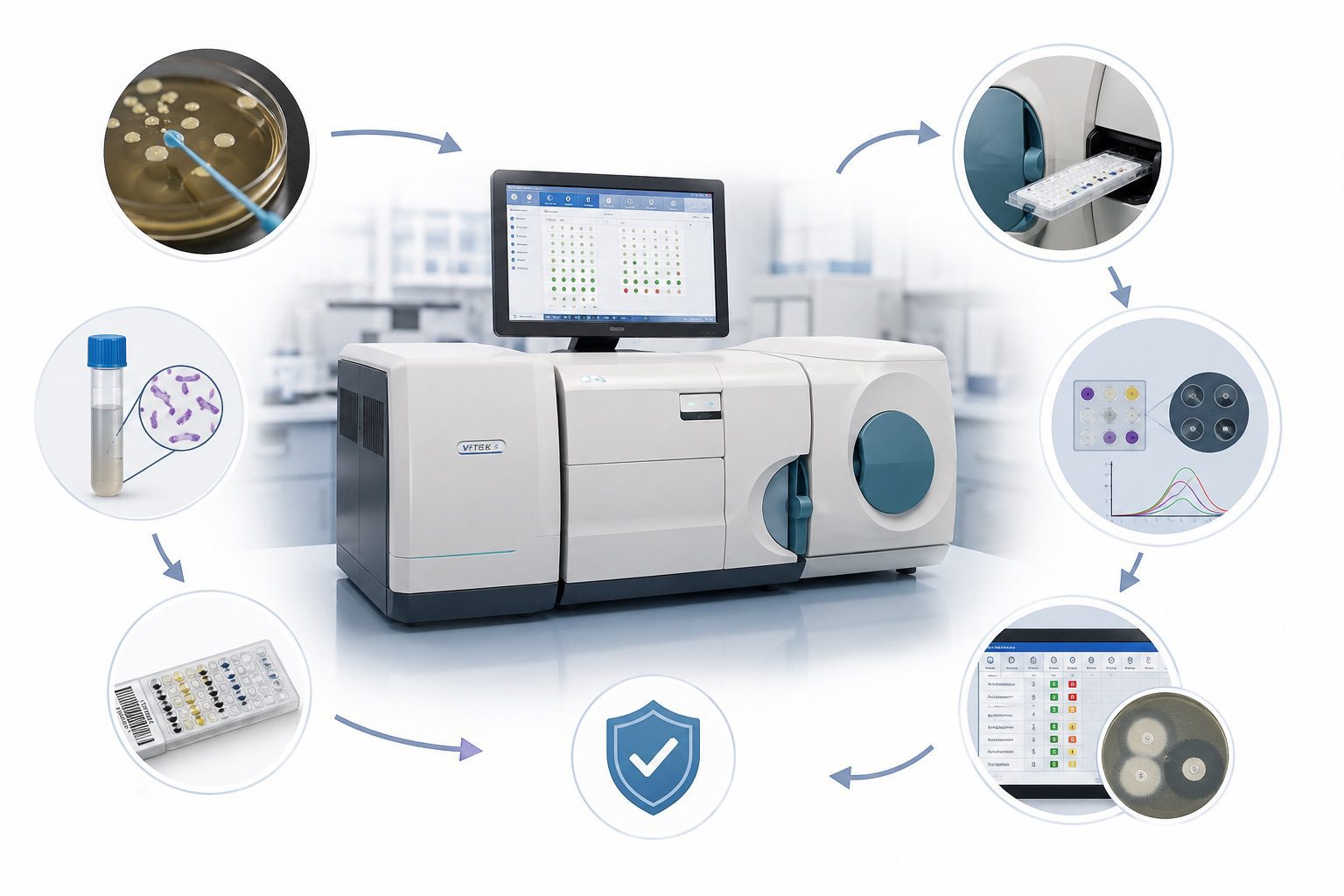 VITEK 2 Automated Compact System for Bacterial Identification and Antimicrobial Susceptibility Testing (AST)