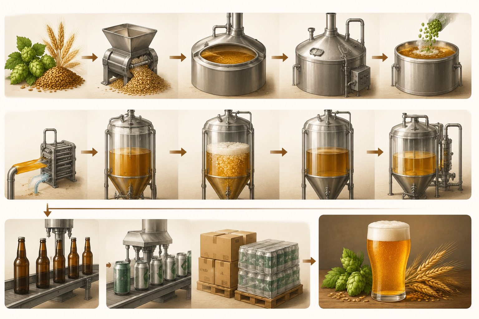 Processes of Beer Production