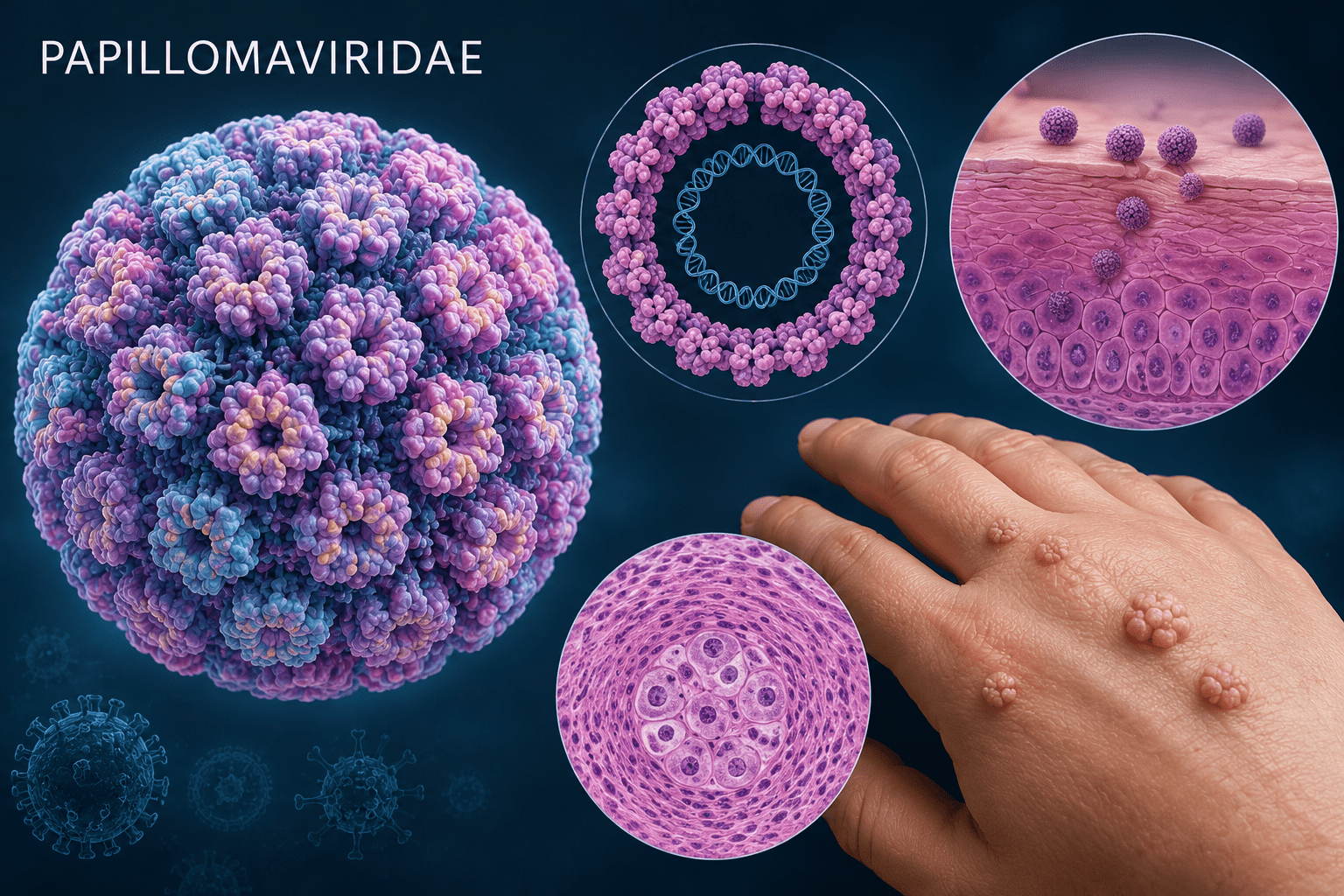 Papillomaviridae Family: Biology, Structure, Pathogenic Mechanisms and Human Disease
