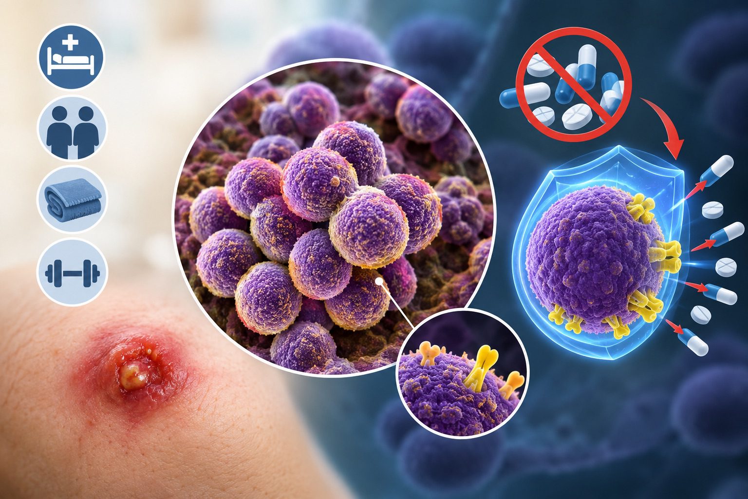 Methicillin-resistant Staphylococcus aureus (MRSA)