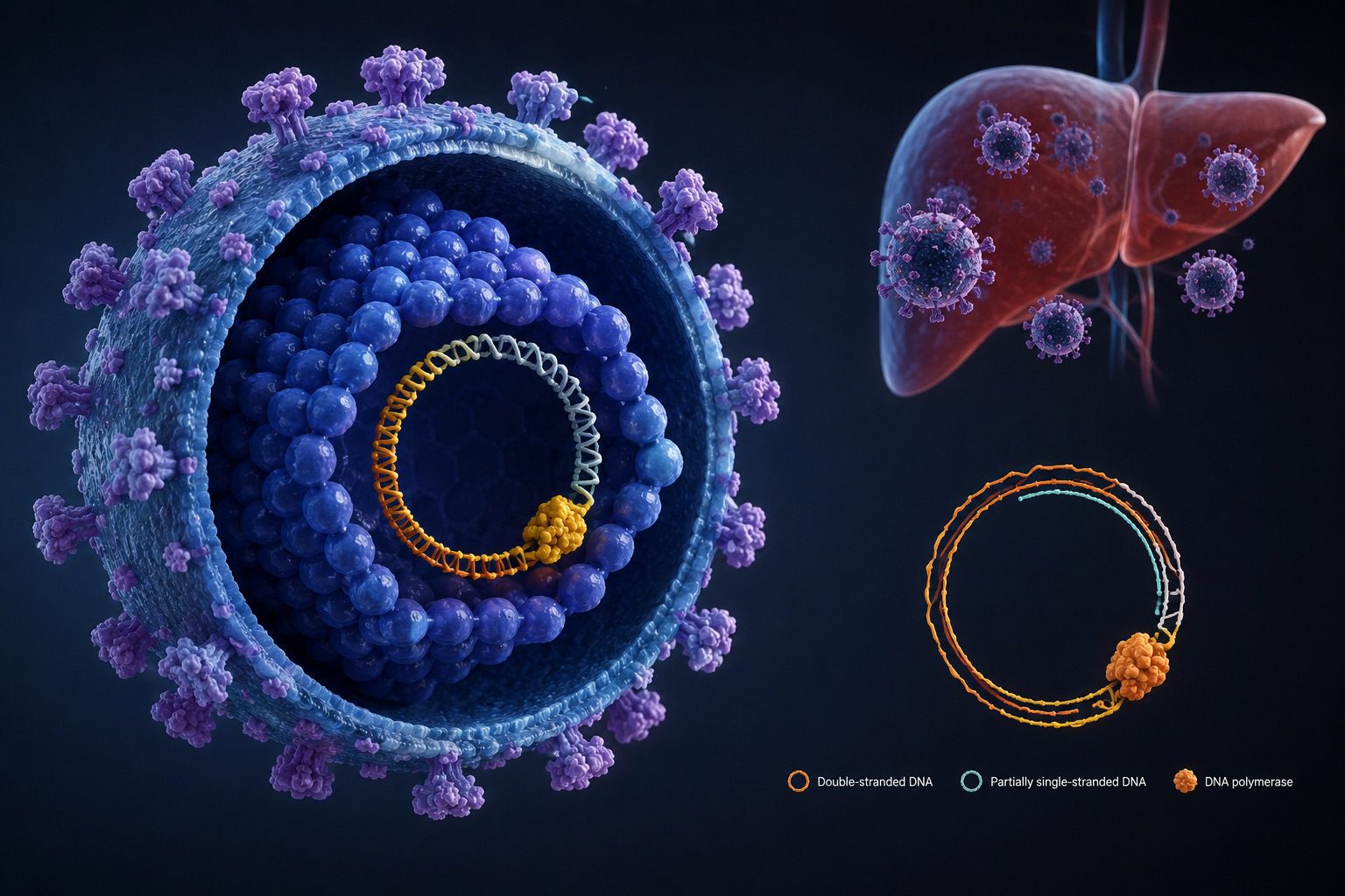 Hepadnaviridae Family and Human Hepatitis B Virus (HBV): Structure, Biology, Pathogenesis, and Preventive Strategies