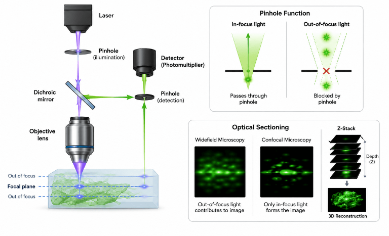 Confocal Microscopy: Understanding Principles, Instrumentation, and ...